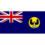 웨스턴 오스트레일리아의 국기의 벡터 클립 아트